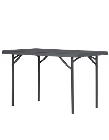 Table rectangulaire pliante polyéthylène 183 x 76 cm - Gris