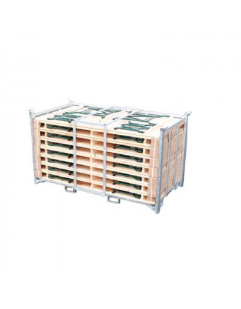 Rack de stockage cadenassable 60 bancs brasserie