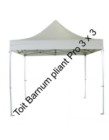 Toit barnum pliant pro 3 x 3 m