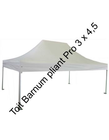 Toit barnum pliant pro 3 x 4,5 m