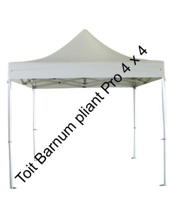 Barnum pliant Aluminium PRO 3x3m PVC 520g/m² 50mm