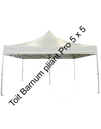 Toit barnum pliant pro 5 x 5 m