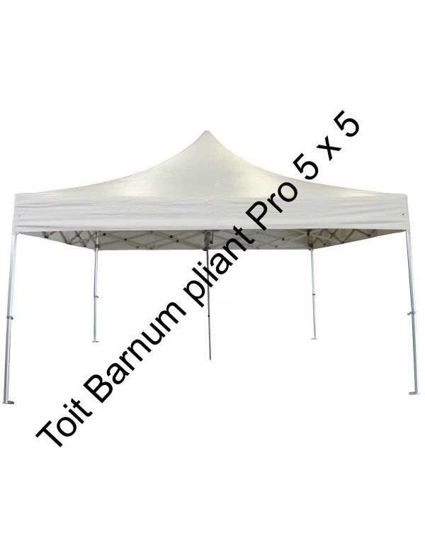 Toit barnum pliant pro - 5x5