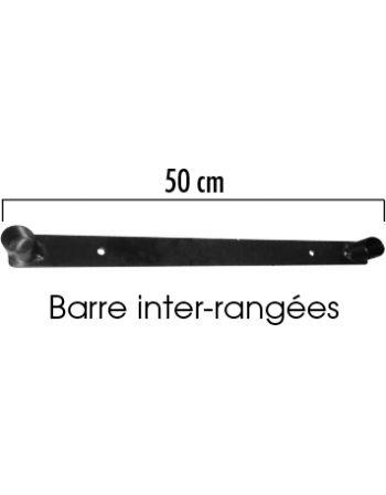 Barre inter-rangées chaises Parme 