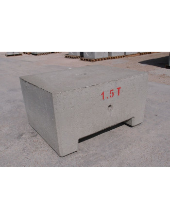 MASSE BETON 1500 KG POUR LESTAGE 