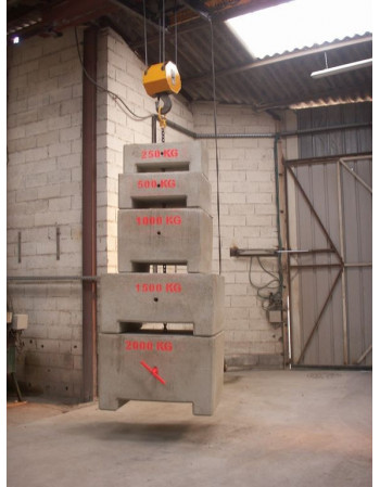 MASSE BETON 1500 KG POUR LESTAGE 