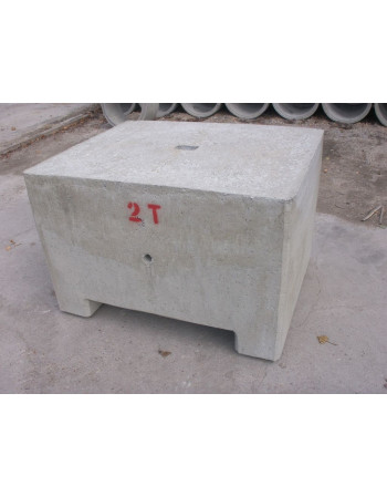 MASSE BETON 2000 KG POUR LESTAGE 