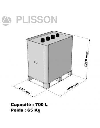 Cuve à fuel 700L 