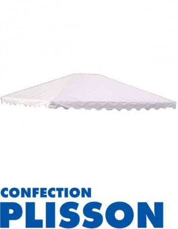 Toit tente réception Quadro 5x4 blanc