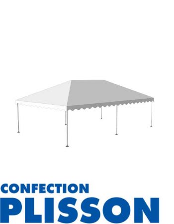 Tonnelle de jardin, tente de réception, pavillon de jardin Octognal, 6,8X5  m version LUXE, 45 personnes