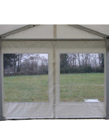 Mur pignon 3,10m cristal Chapiteau Alu 3 - Evolution