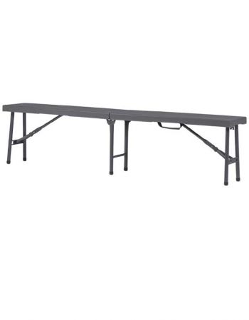 Banc polyethylène pliage central 184cm