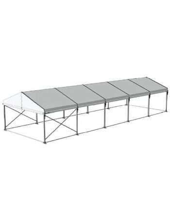 Chapiteau Alu 5 x 15 m - Evolution B - Toit + armature