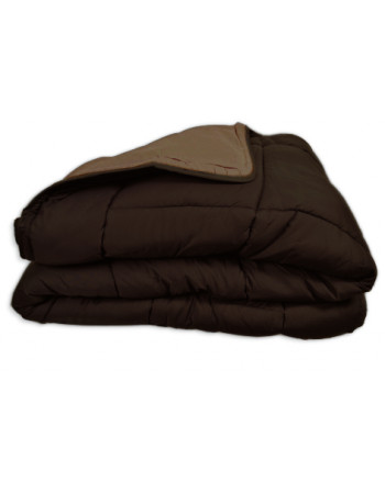 Couette Calgary 220 X 240 chocolat/moka