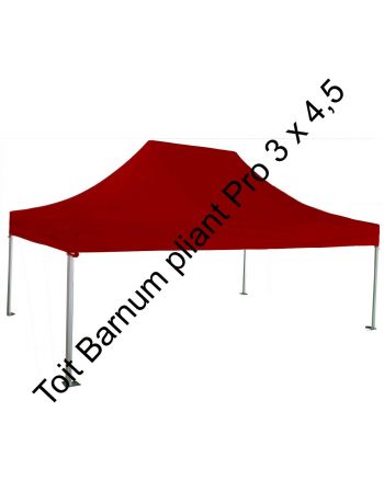 Toit barnum pliant pro 3 x 4,5 m