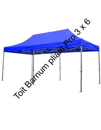 Toit barnum pliant pro 3 x 6 m