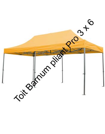 Toit barnum pliant pro 3 x 6 m