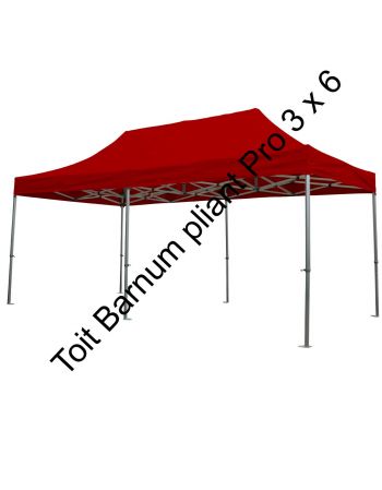 Toit barnum pliant pro 3 x 6 m