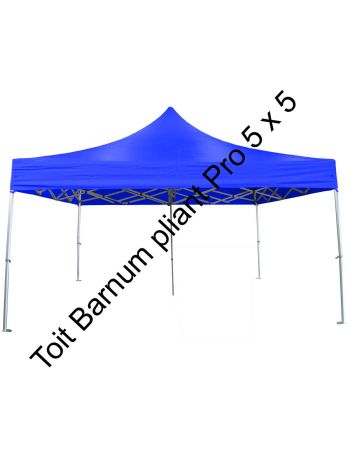 Toit barnum pliant pro 5 x 5 m