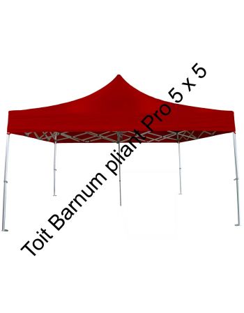 Toit barnum pliant pro 5 x 5 m