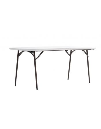 Table rectangulaire pliante pliage central polyéthylène 180cm