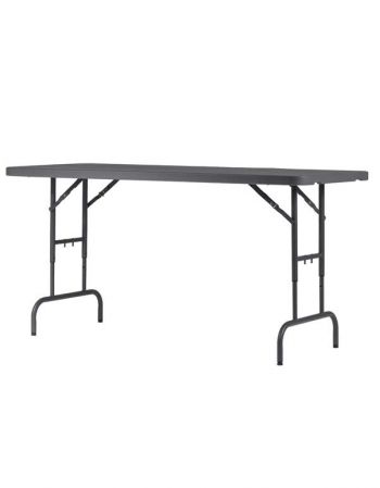 Table Traiteur réglable en hauteur gris foncé