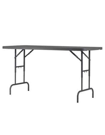 Table Traiteur réglable en hauteur gris foncé