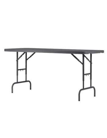 Table Traiteur réglable en hauteur gris foncé