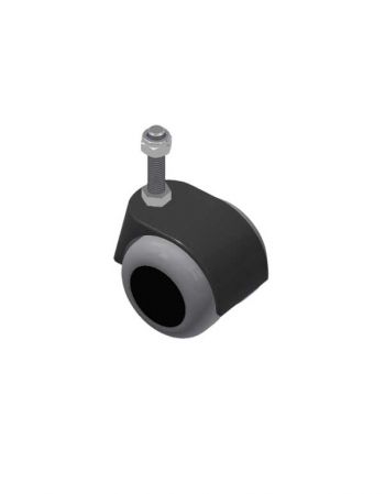 Roulette + fixation pour pied de grille Hexa