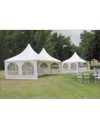 Tente Pagode Acier - 4x4 - Complète