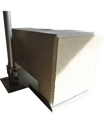 Support de fixation de poids de lestage béton SPA