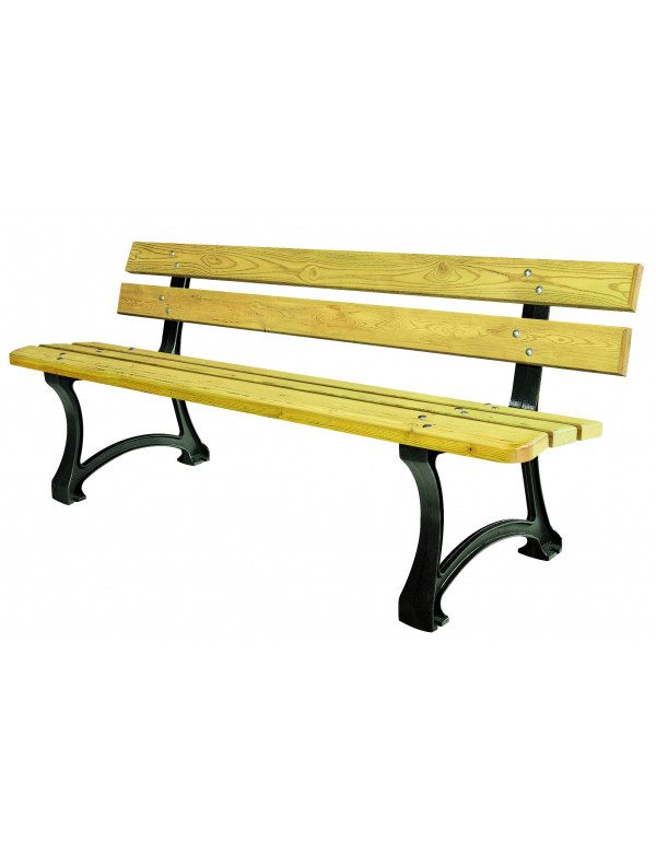 Banc en bois Jardin Public