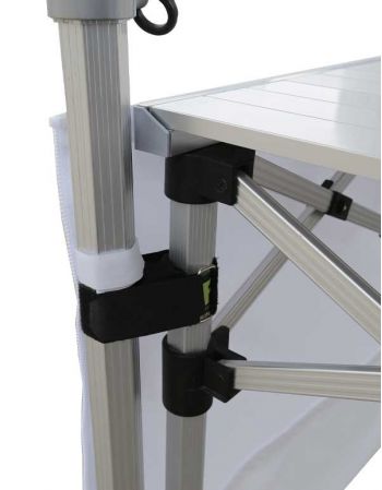 Comptoir pliant avec jupe-fixation jupe