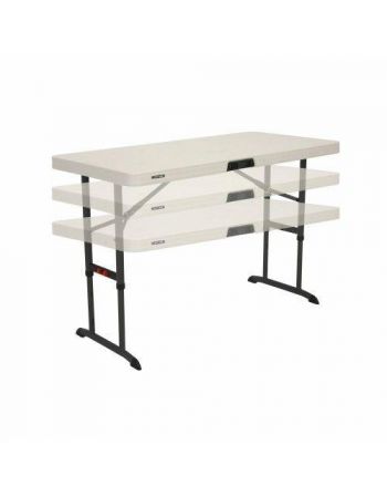 Table polyéthylène 122 x 61 - réglable en hauteur