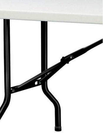 Table polyéthylène rectangulaire 183 x 76 cm gris clair verrouillage