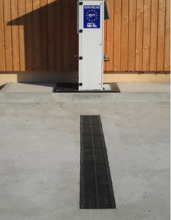 Eurodrain - Caniveau de vidange 3 m pour bornes Euro-Relais