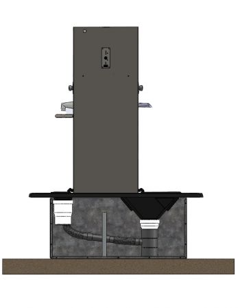 Socle pour borne Maxi et Mini (obligatoire)