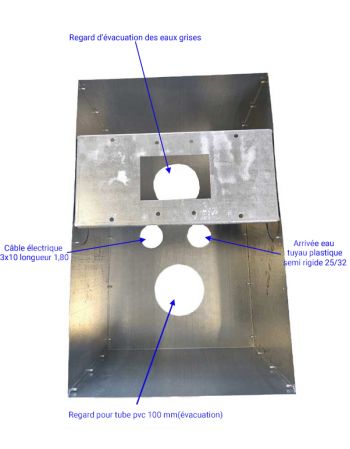Socle pour borne Euro-Relais - Maxi et Mini (obligatoire)