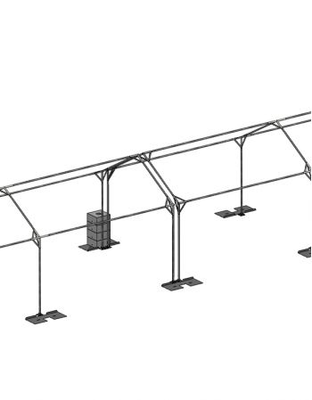 Support de fixation de poids de lestage béton PA fixation 2 tentes vue 3