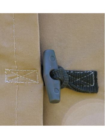 Cloison opaque tente marabout Polyluxe fermeture par cabillot