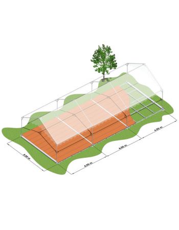 Plancher autoportant Tente de réception - 5x12