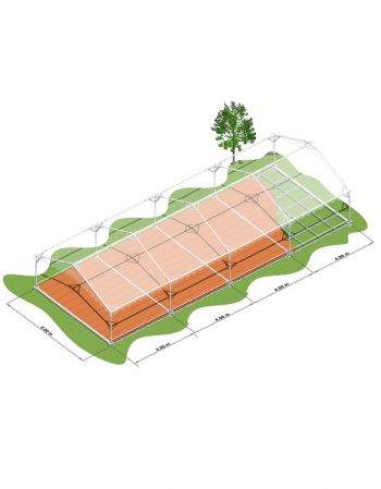 Plancher autoportant Tente de réception - 6x16