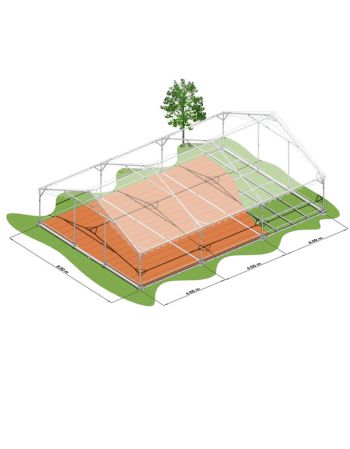 Plancher autoportant Tente de réception - 8x12