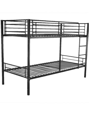 Lit superposé métal fer vieilli 90x190