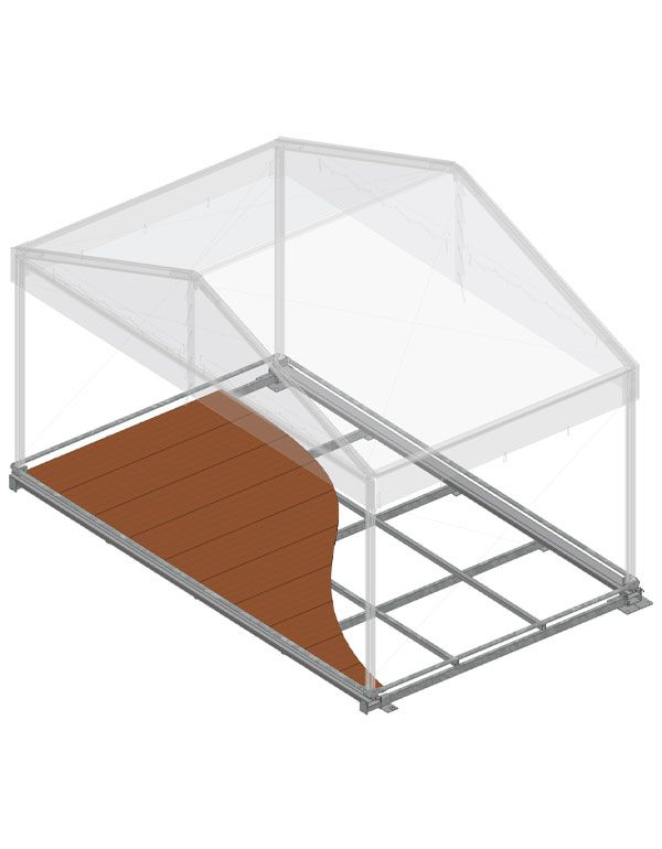 Plancher autoportant Chapiteau Evolution 5- module base 5x3