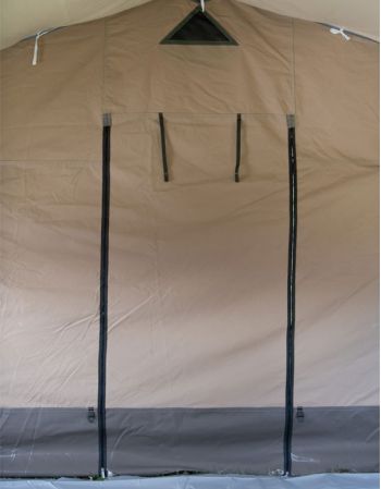 Tente marabout Aquitaine 810-porte-vue intérieure