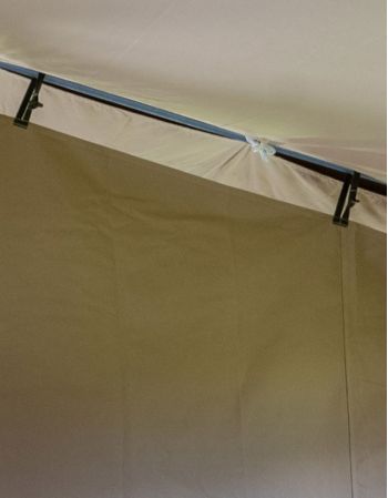Cloison opaque tente marabout Aquitaine-fixation
