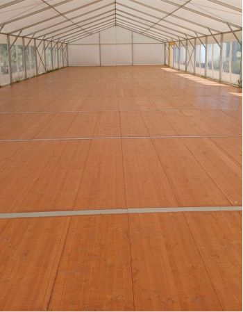 Plancher autoportant Chapiteau- travées de 5 m