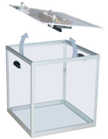 Urne Électorale 800 à 1200 bulletins - ouvert