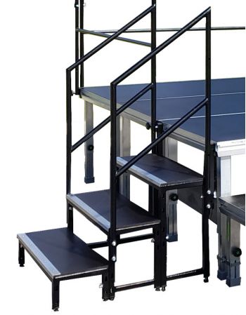 Rampe escalier praticable de scène Quick
